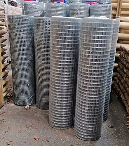 F&G Supplies Galvanised Steel Welded Wire Mesh for Aviaries and Hutches, Silver, 90 cm x 30 m, 25 mm x 12.5 mm – 3