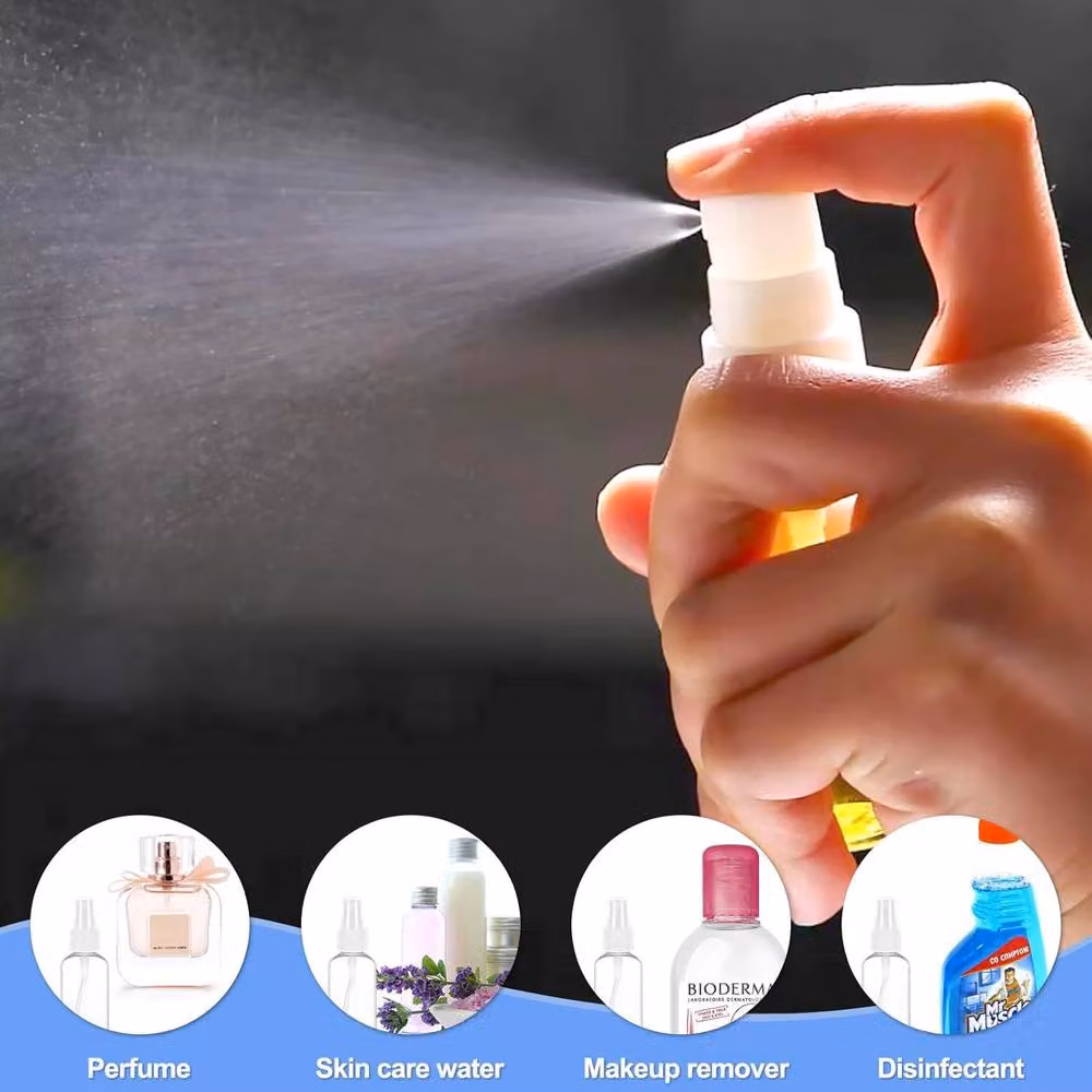 ATEK 10 Pack 30ml Clear Refillable Plastic Spray Bottles for Travel and Cleaning – 3