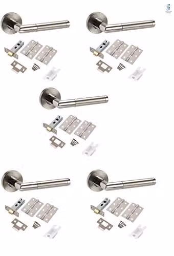 Golden Grace Modern Mitred Bar in Satin Nickel and Polished Chrome Dual Finish