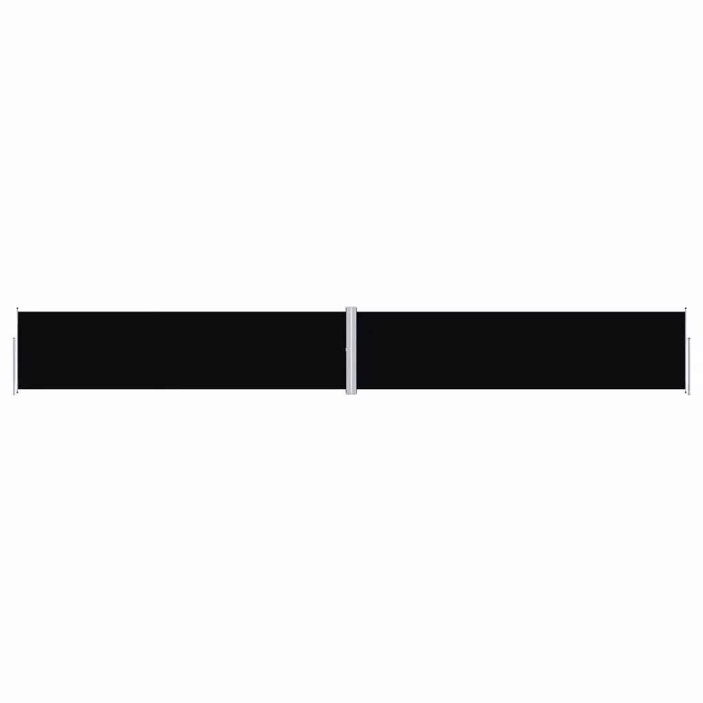 Berkfield Home Black Retractable Polyester Roller Side Awning W/H: 1200 x 160 cm – 2