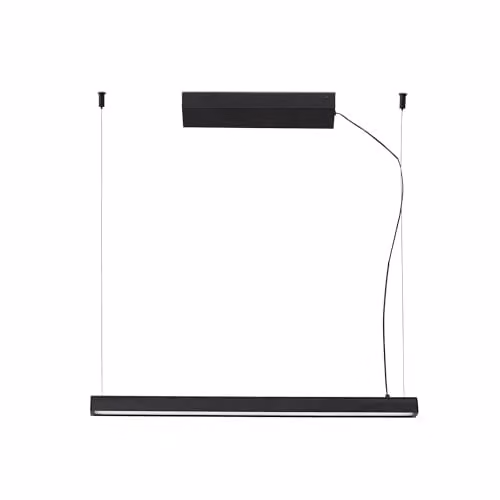 Netlighting Vico Black LED Pendant Lamp with Surface Canopy, 60 cm – 1