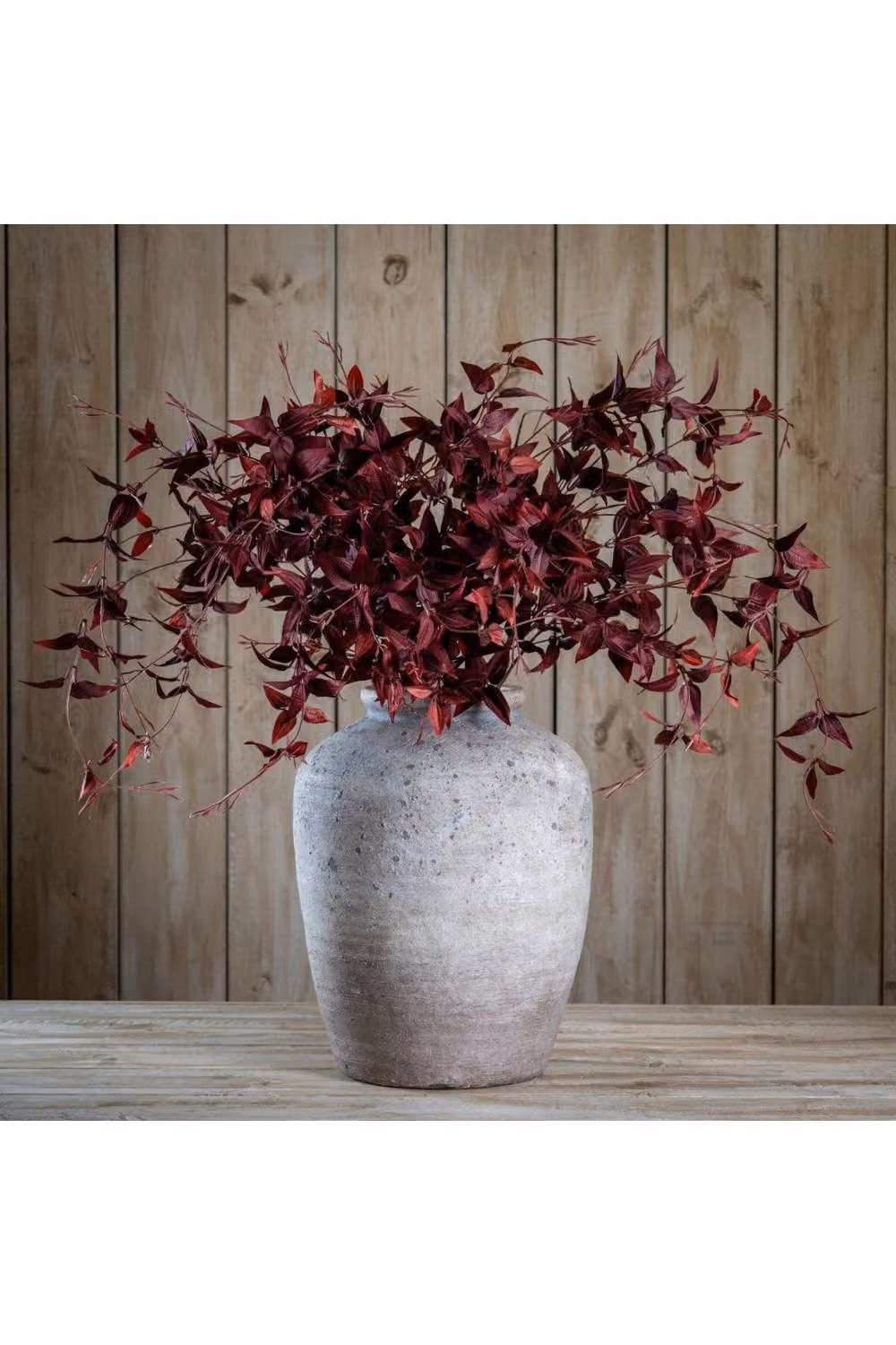 KDMD Red Autumnal Ornamental Leaf Stem for Floral Arrangements – 2