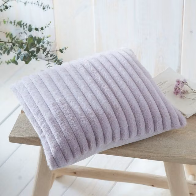 Appletree Hygge Morritz Filled Square Cushion, Purple, 43 x 43 cm