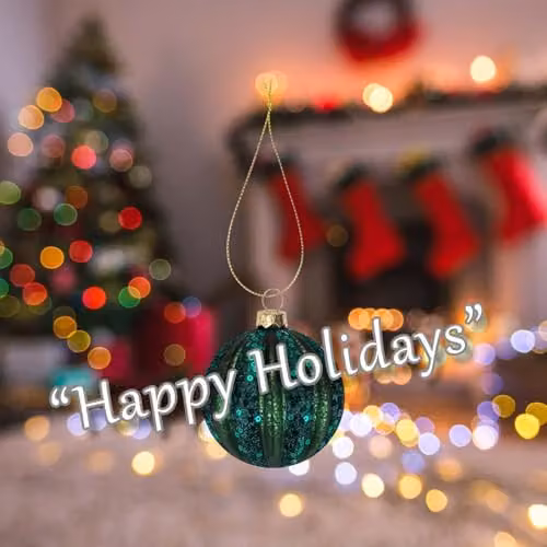 VFM e-Store Green Striped Glass Christmas Hanging Bauble – 4
