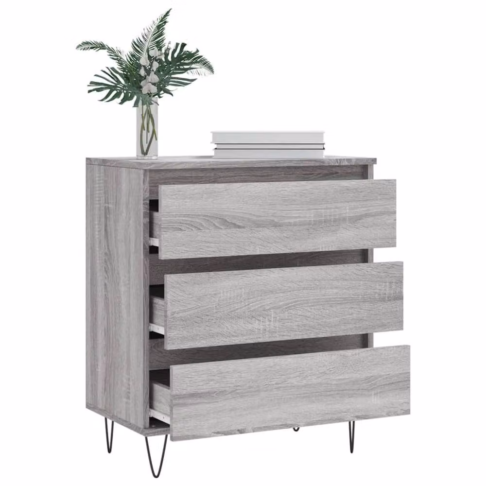 Berkfield Home Grey Sonoma Sideboard, W/D/H: 60 x 35 x 70 cm – 3