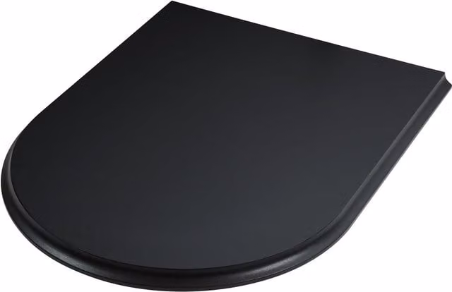 Adam Fires & Fireplaces Double Sided Curved Stove Hearth in Black