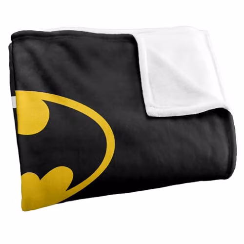 Warner Bros. Batman Worlds Greatest Dad Super Soft Fleece Throw Blanket, Multicolour, W: 152 cm, D: 127 cm – 2