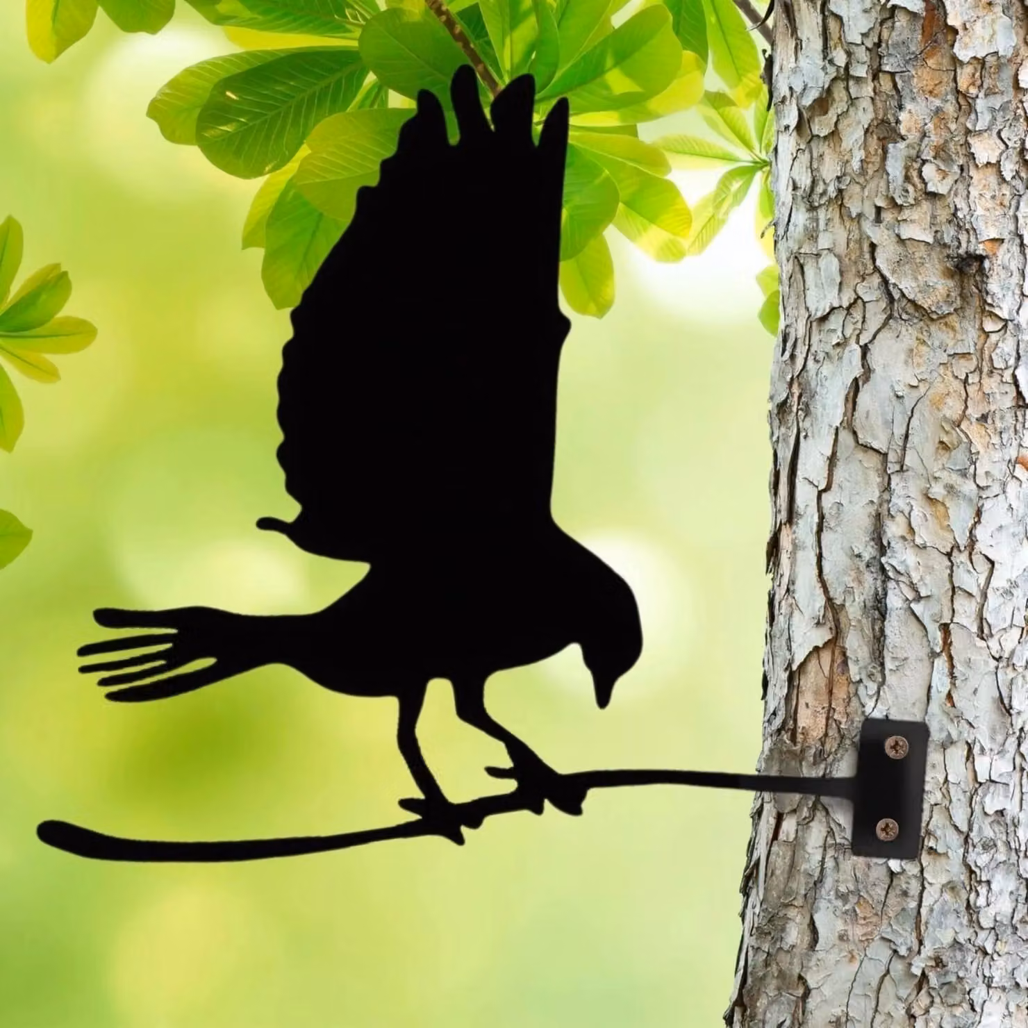 Marco Paul Black Metal Decorative Tree and Animal Wall Art – 3
