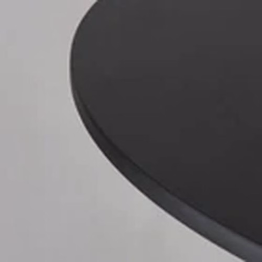 Kelvenix Round Bar Table in Black with 60 cm Top for Kitchen and Dining Rooms – 3