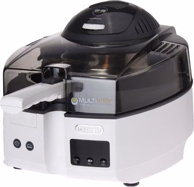 De'Longhi Classic FH11752 MultiFry and Multi Cooker with Hot Air and Auto Shut-off, White