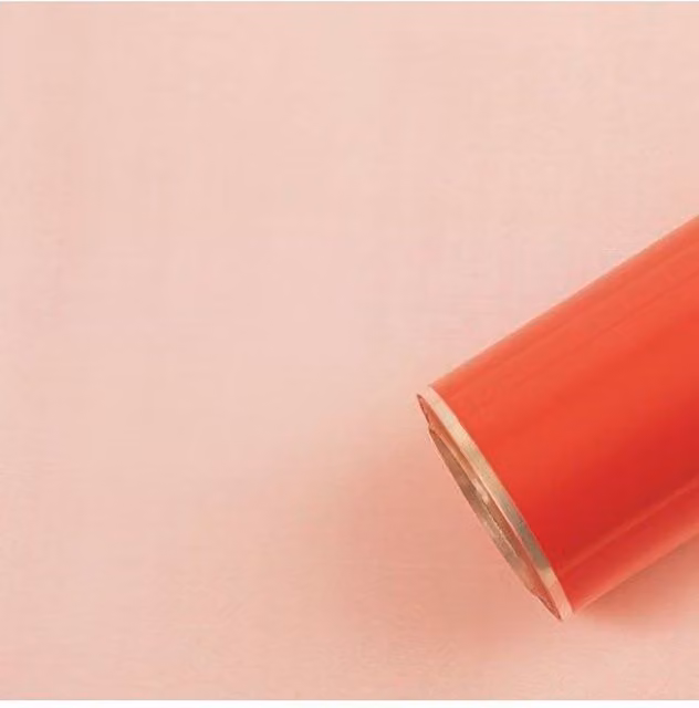 KDMD Red Blush Tinted Cellophane Film, W: 80 cm, L: 50 m