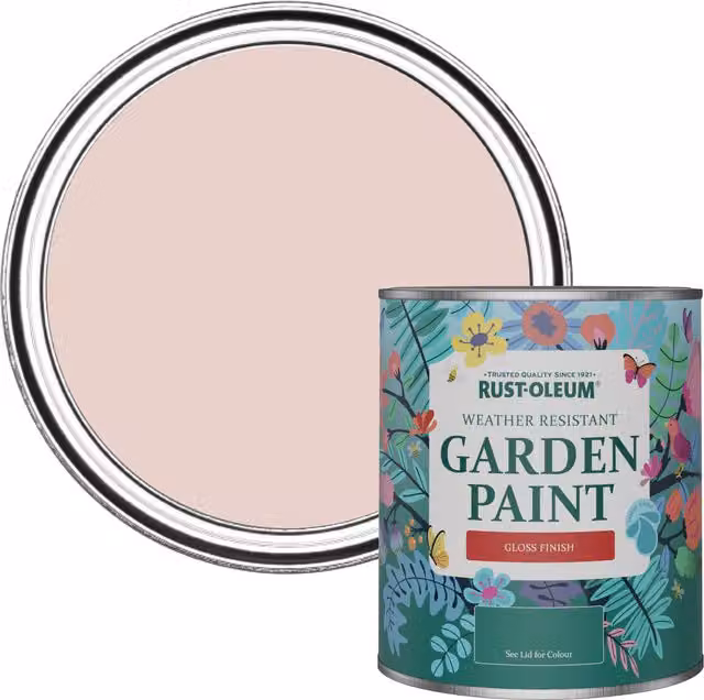 Rust-Oleum Garden Paint in Gloss Finish, Pink, 0.75 l