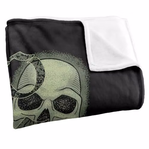 Warner Bros. Harry Potter Gothic Morsmordre Super Soft Fleece Throw Blanket, Multicolour – 2