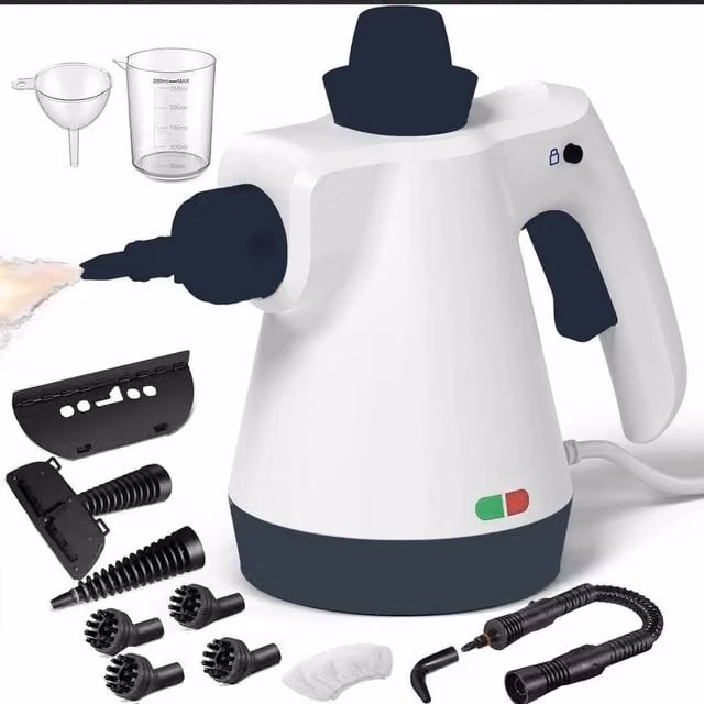 Havendro Portable Handheld High Pressure Steam Cleaner in White