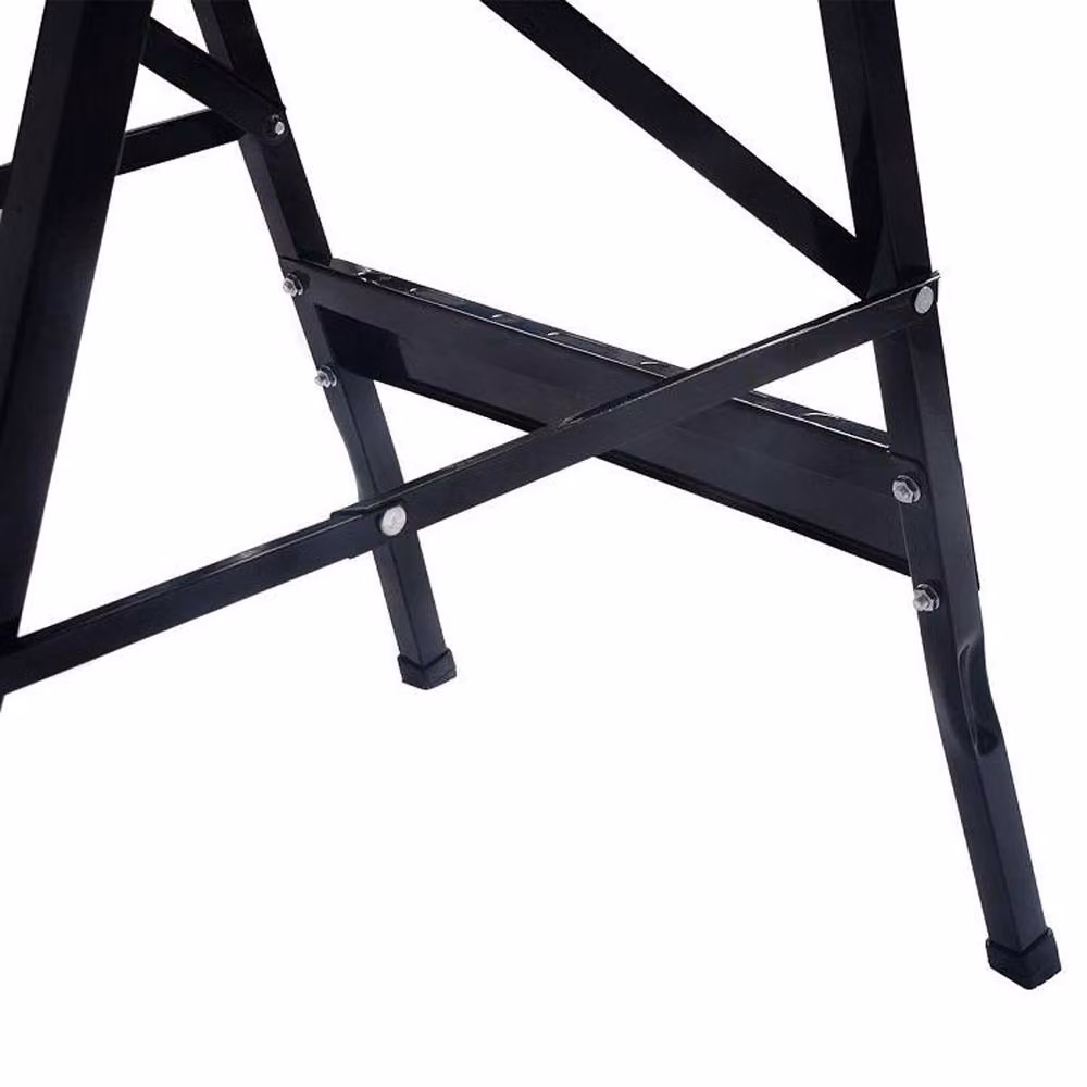 Ventryn Folding Steel Work Bench with Vice in Black – 3