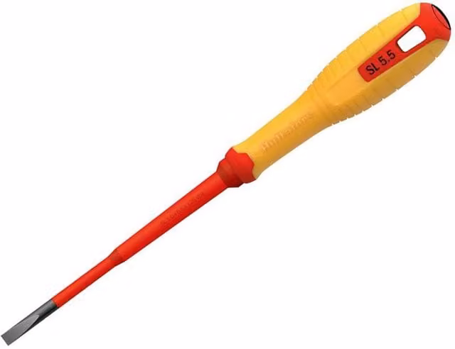 Hultafors VDE Slotted Screwdriver 5.5 x 125mm