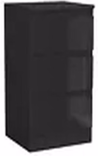 Havendro Black 3 Drawer Wooden Bedroom Chest Cabinet, W/D/H: 61.5 x 40 x 35 cm