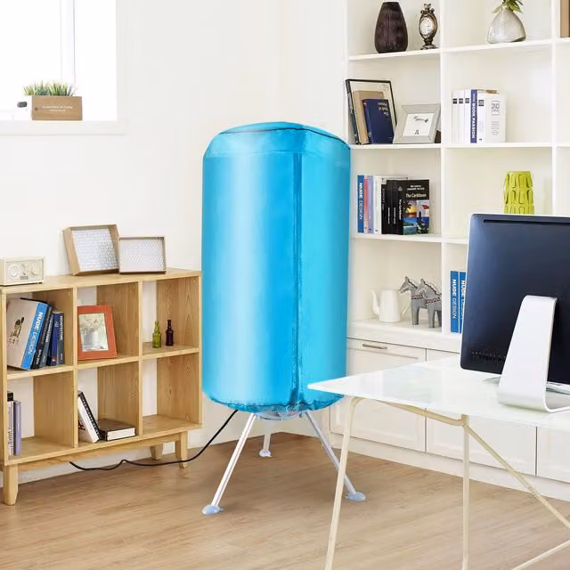 Gr8 Home Electric Heated Clothes Airer Pod Dryer with Cover, Blue, H 150 x W 66 x D 66 cm – 1