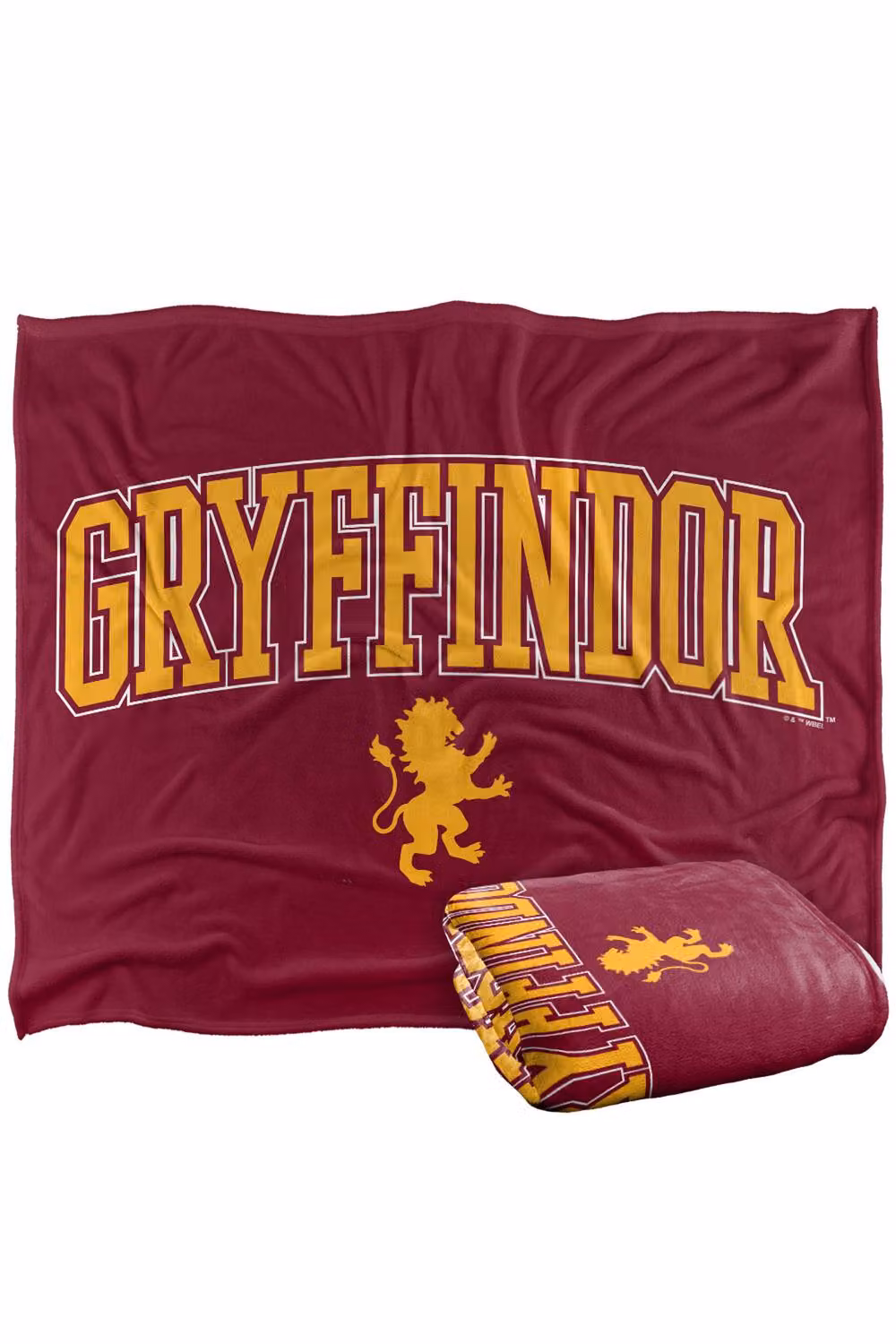 Warner Bros. Harry Potter Gryffindor Arched Lion Super Soft Fleece Throw Blanket, Multicolour, W: 152.4 cm x D: 127.0 cm – 5