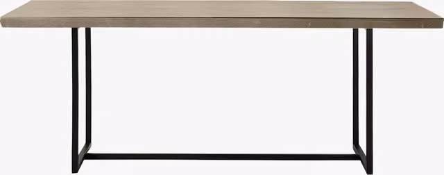 Perch & Parrow Travis Rectangular Oak Dining Table in Brown