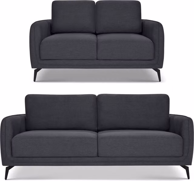 Bravich Brixton Scandinavian 5-Seater Sofa in Dark Grey