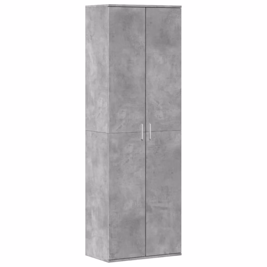 Berkfield Home Modern Wall Mounted Highboard in Concrete Grey, W/D/H: 60 x 35 x 180 cm – 2