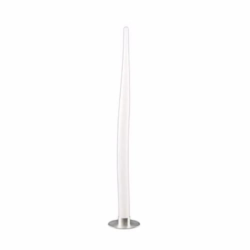 Netlighting Estalacta Floor Lamp, Silver and White, IP44, GU10, Dimmable, Indoor and Outdoor Use