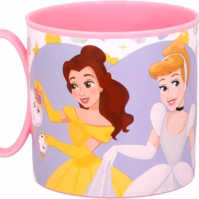 Disney Princess Licenced Micro Mini Mug, 265 ml, Multicolour/Pink