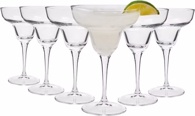 Bormioli Rocco Margarita Cocktail Glasses, 330ml, Pack of 6, Transparent – 1