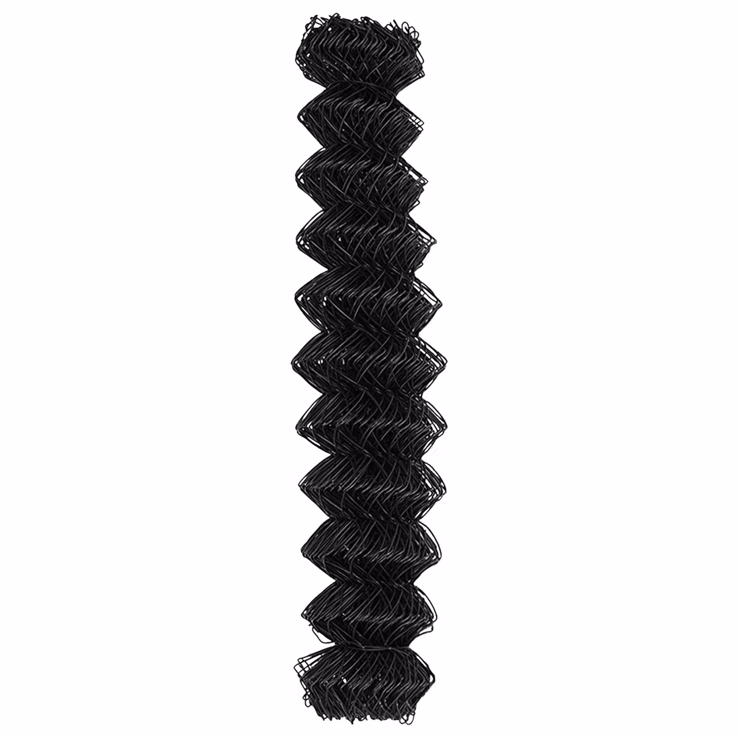 Berkfield Home Grey PVC Coated Steel Chain Link Fence, H: 120 cm, W: 10 m – 4