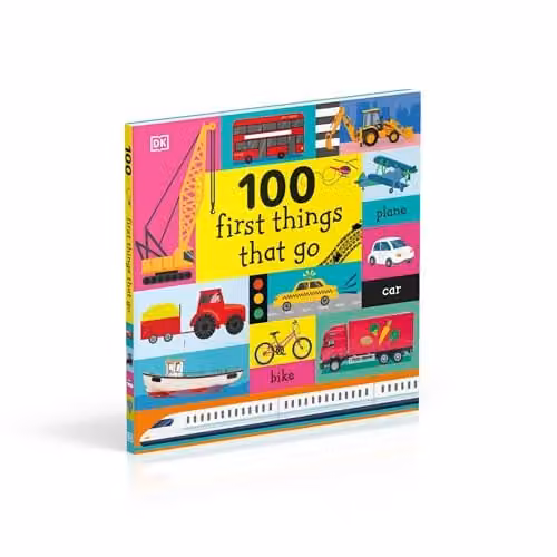 DK 100 First Things That Go Multicolour Board Book – 3