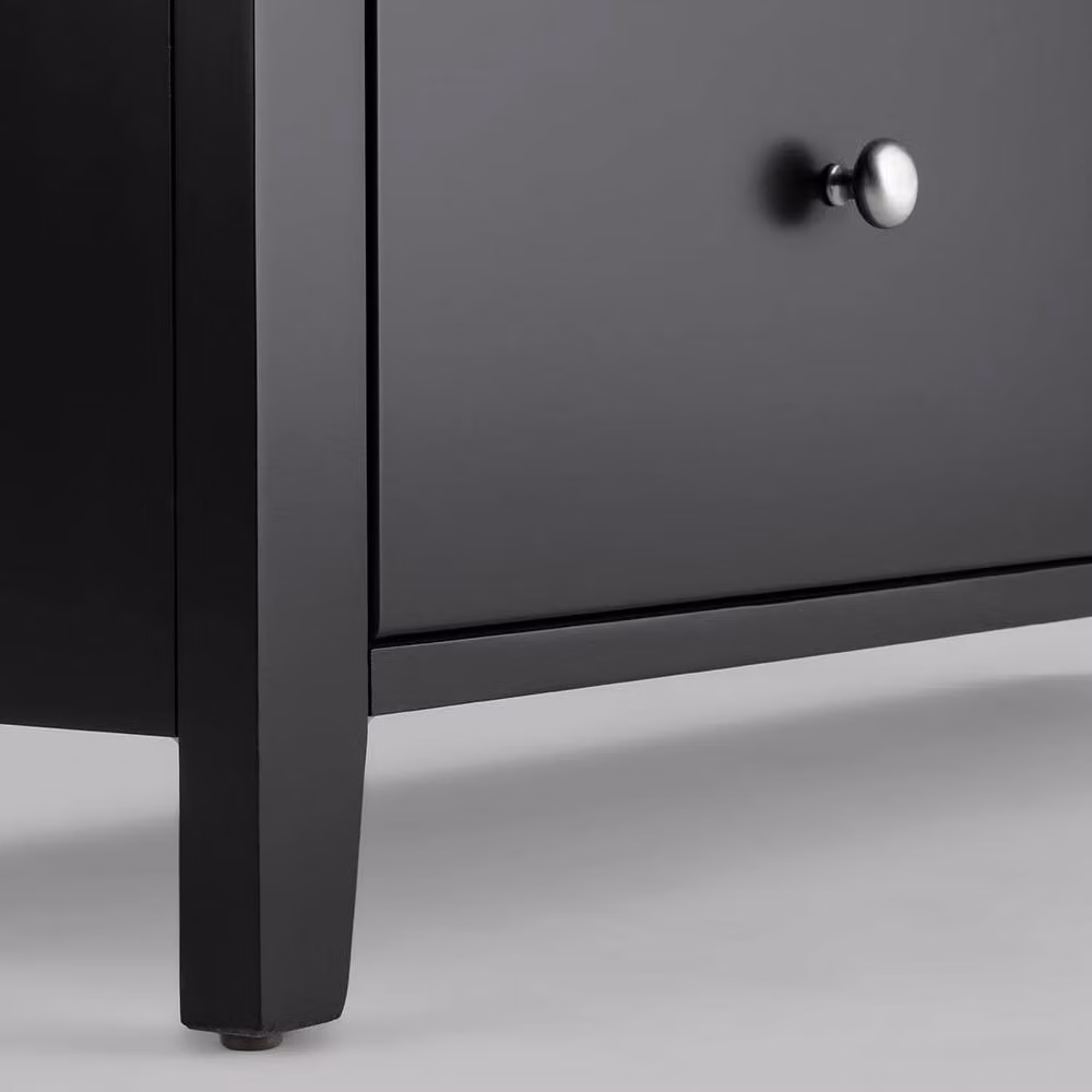 Statement Furniture Brooklyn 3 Drawer Chest of Drawers in Black – 2