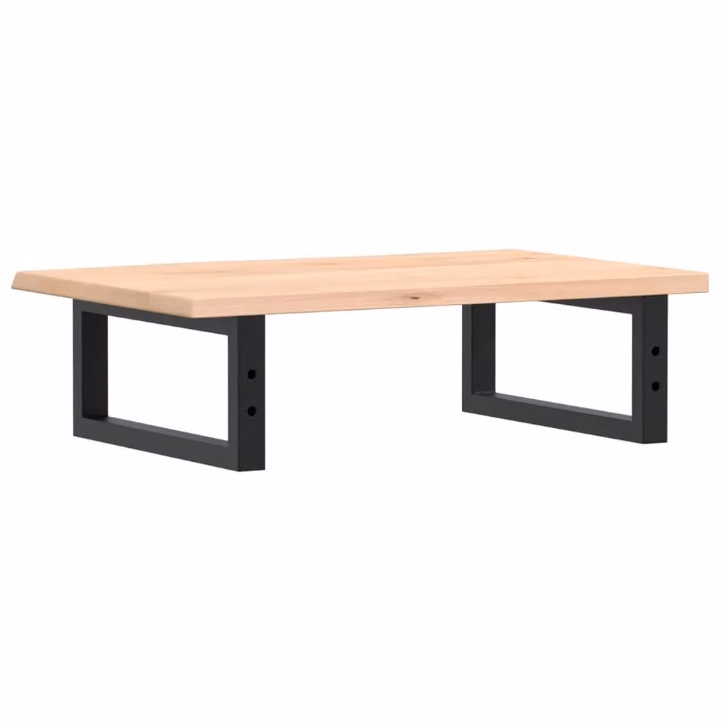 Berkfield Home Wall Mounted Basin Shelf in Brown Oak and Steel