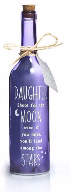 Boxer Gifts Starlight Daughter Water Bottle in Purple and Multicolour – 1