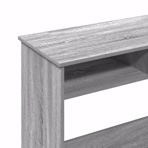 vidaXL Modern Writing Desk in Grey Sonoma, W/D/H: 80 x 40 x 75 cm – 4