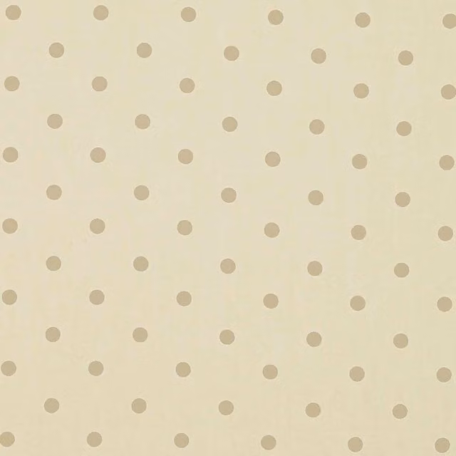 Clarke & Clarke Dotty Fabric in Beige for Children