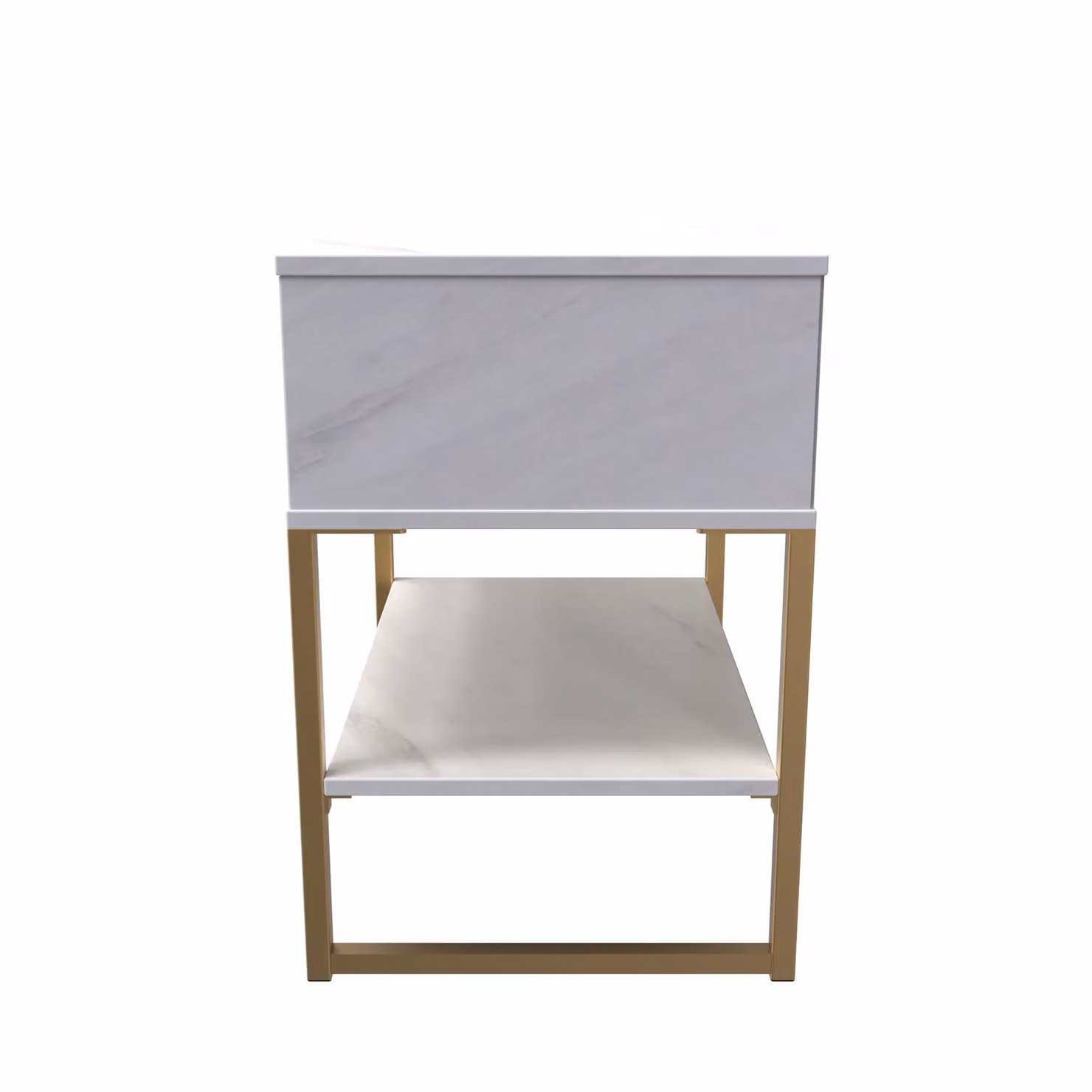 2 U Tamworth Single Open Bedside Cabinet in Off-White – 2