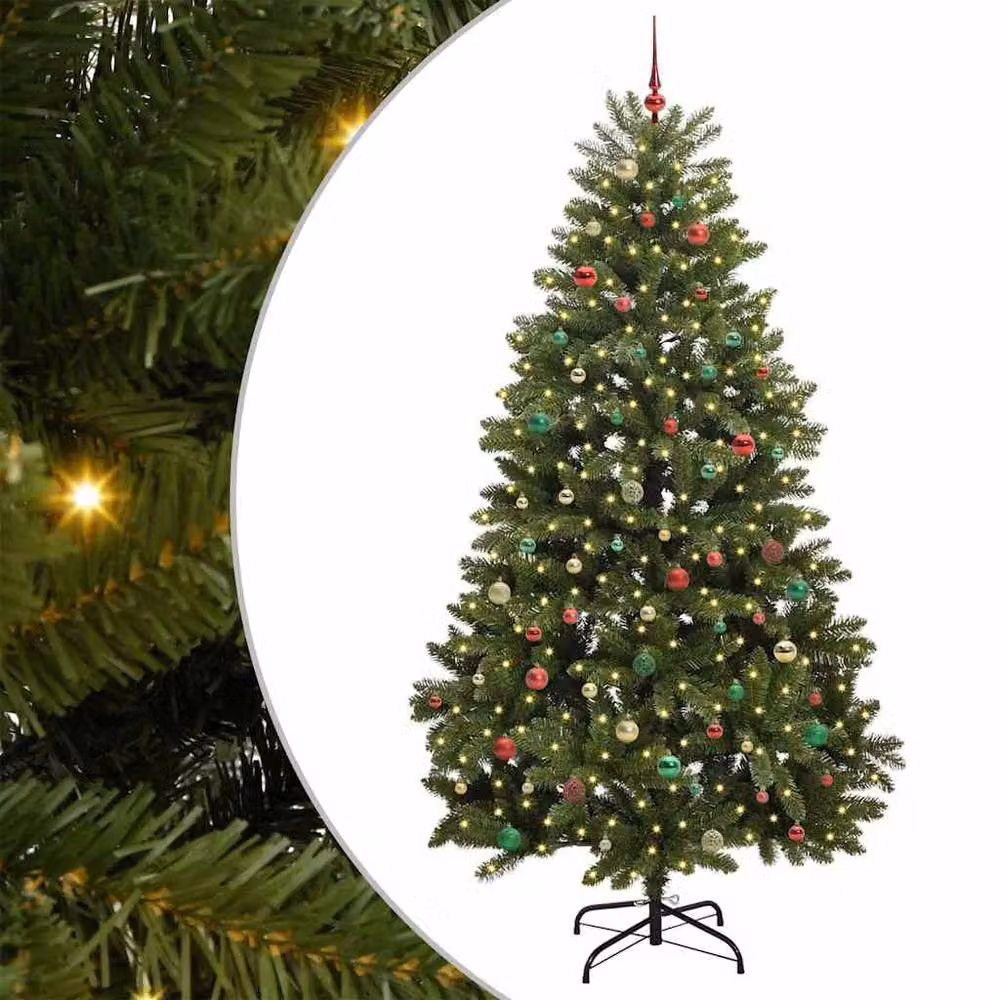 Berkfield Home Artificial Green Christmas Tree with Stand, Height: 270 cm – 2