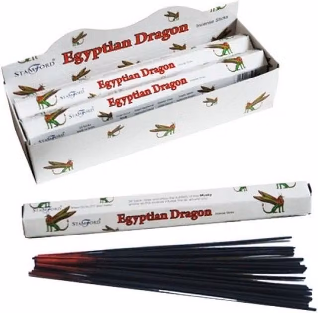Stamford Egyptian Dragon Premium Incense Sticks, White