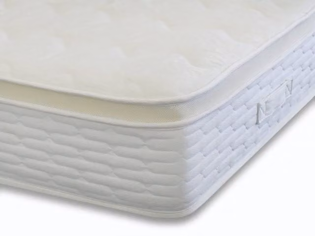 Highgrove Aspen 1500 Memory Pocket Hybrid Mattress, White, W/D/H: 180 x 200 cm