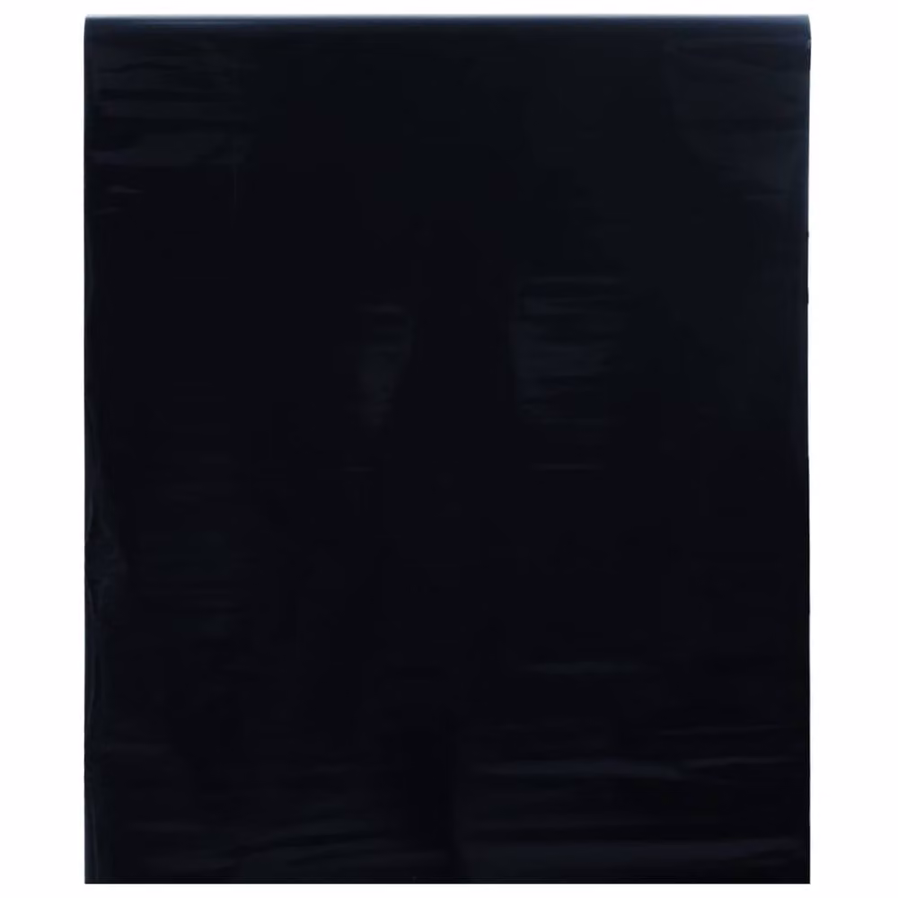 Berkfield Home Static Frosted Black Window Film, PVC, W: 90 cm, L: 2000 cm – 1