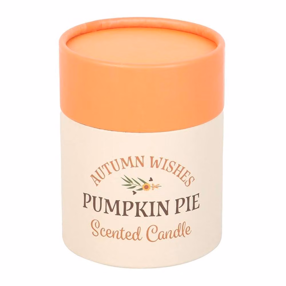 Uniqueful Autumn Wishes Pumpkin Pie Scented Candle, Orange, 1 Pack – 2