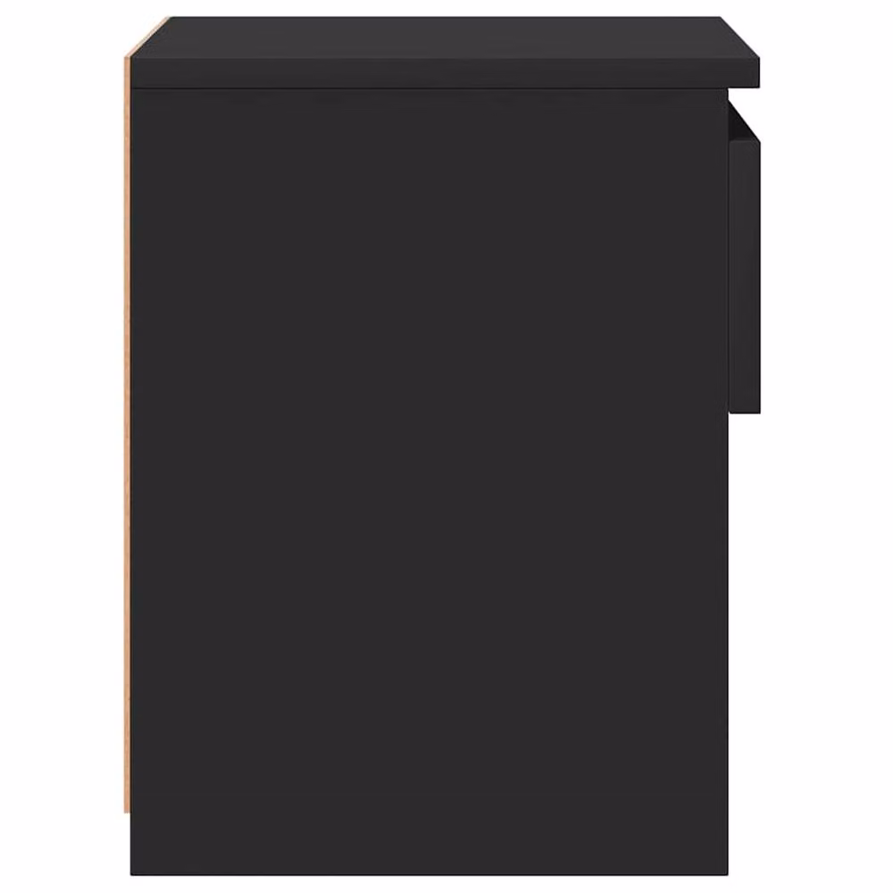 Berkfield Home Elegant Bedside Cabinet in Black, W/D/H: 40 x 30 x 39 cm – 5