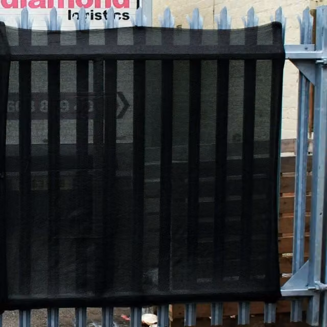 True Products 80% Shade Netting Windbreak Fabric Privacy Screening Garden Net, Black, 15m