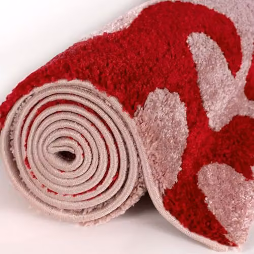 THE RUGS Joli Area Rug in Doodle Red and Pink, Modern Abstract Design, W: 200 cm x D: 290 cm – 5