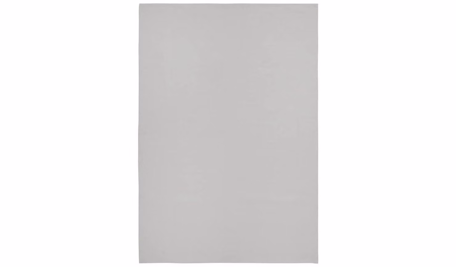 Cheap Furniture Warehouse Plain Grey Cotton Flatweave Rectangular Rug W: 170 cm, D: 120 cm