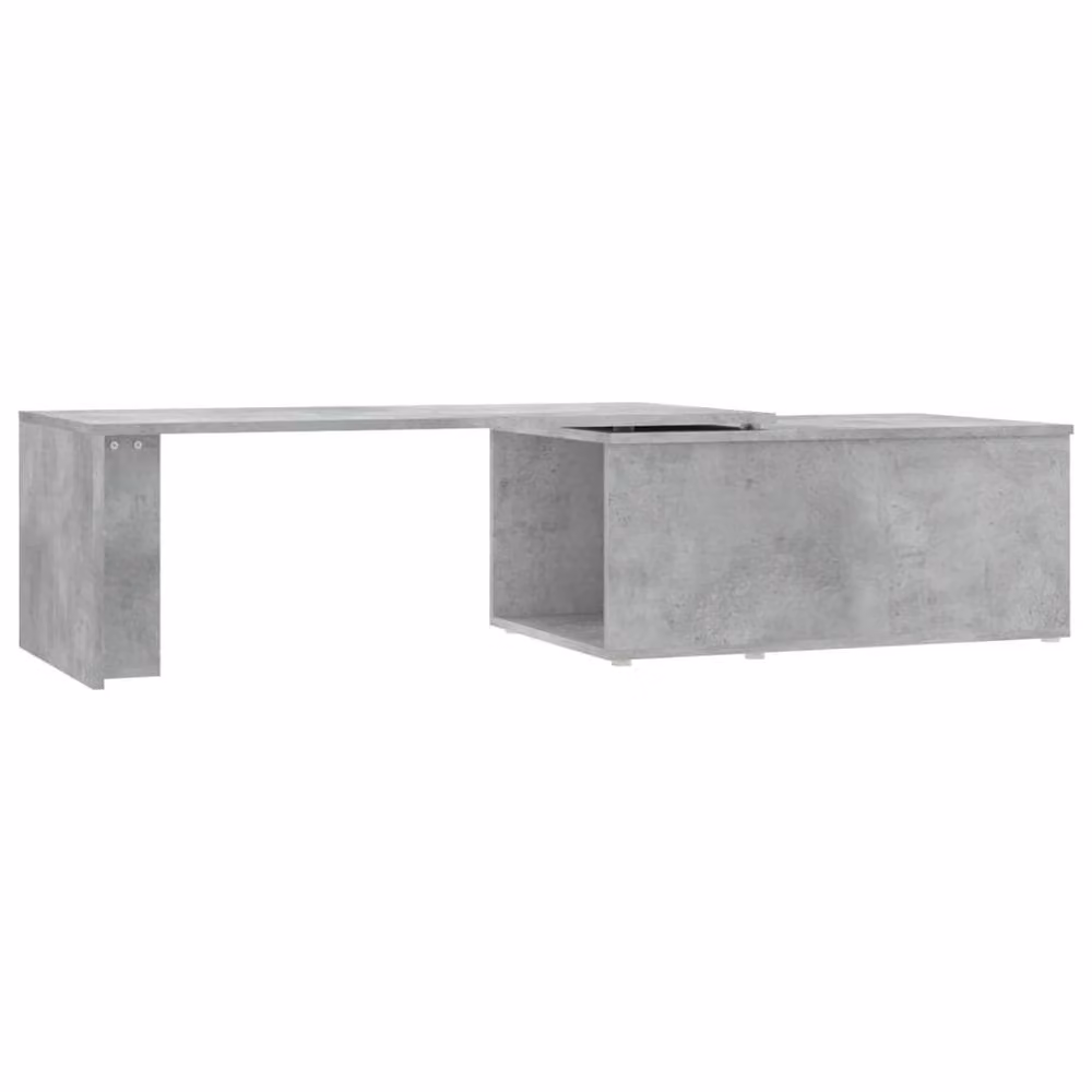 Berkfield Home Modern Rectangular Coffee Table in Concrete Grey, W/D/H: 150 x 50 x 35 cm – 2
