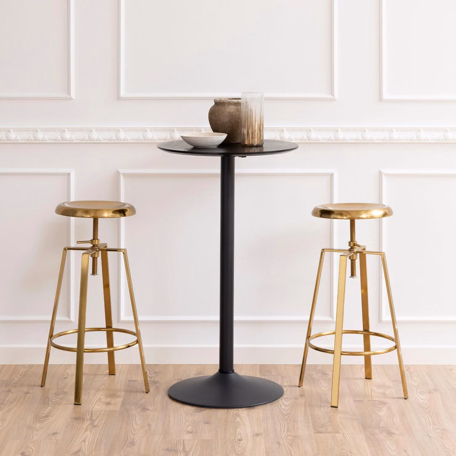 Furniture To Go Ibiza Tall Round Bar Table in Black – 2
