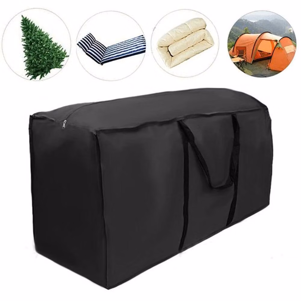 NESTLUNE Black Heavy Duty Foldable Christmas Tree Storage Bag, Height: 173 cm – 2