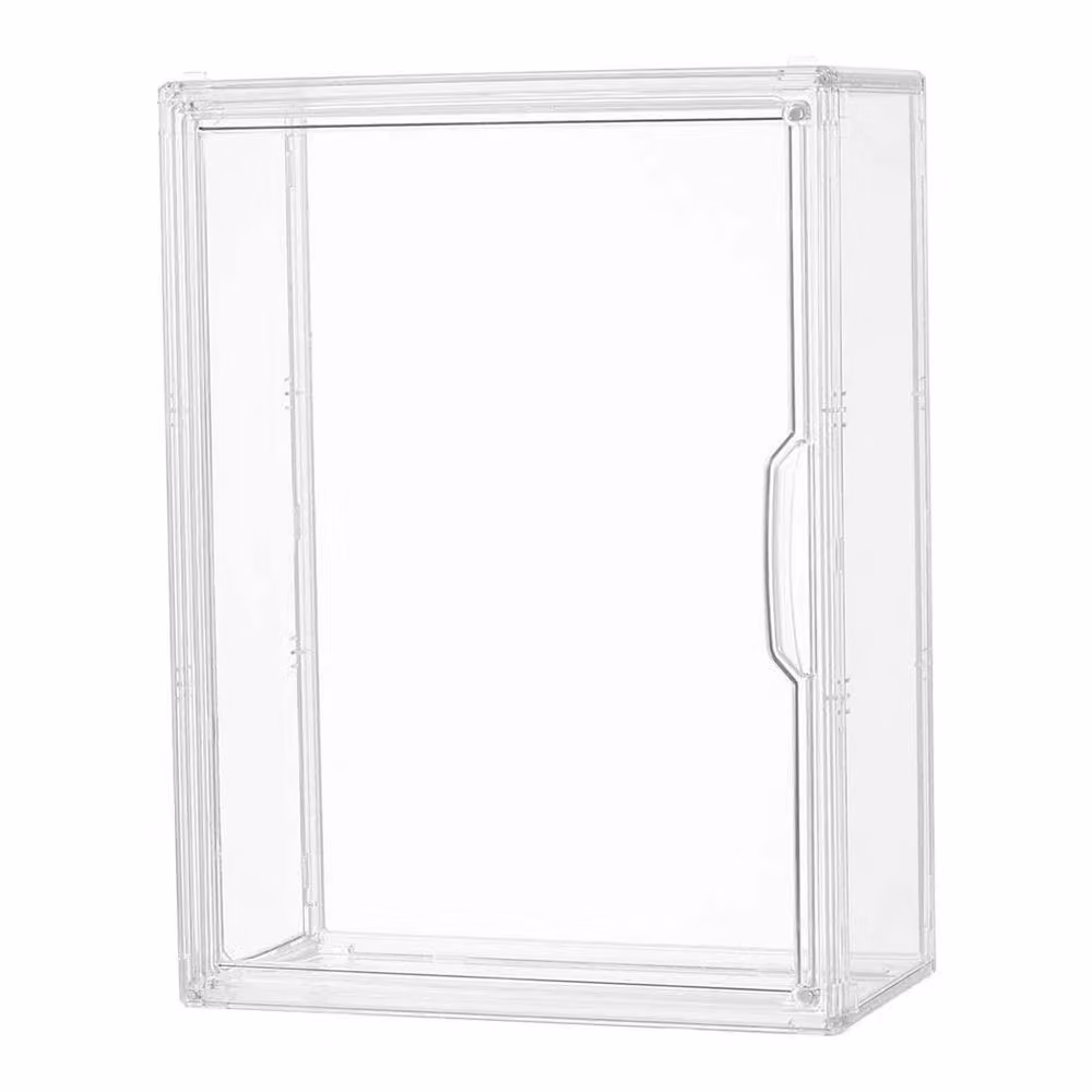 FORGEVIO Wall Mounted Transparent Plastic Cupboard for Toy Model Storage, Width: 50 cm – 2